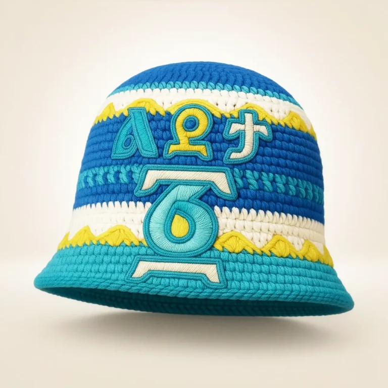 blue-crochet-bucket-hat-amharic-script-edition